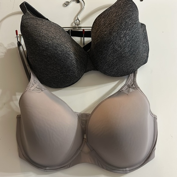 Cacique T-shirt Bra & Felina Side Smothing Lot of 2 Women's Size 38DDD Bras GUC - Picture 6 of 13